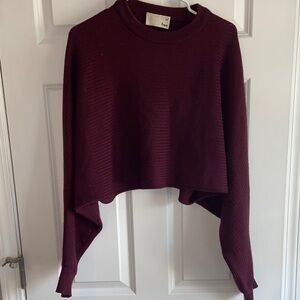 Wilfred Burgundy Sweater